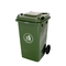 Pedal plástico do caixote de lixo da fábrica escaninho de lixo móvel empilhado 120l do grande